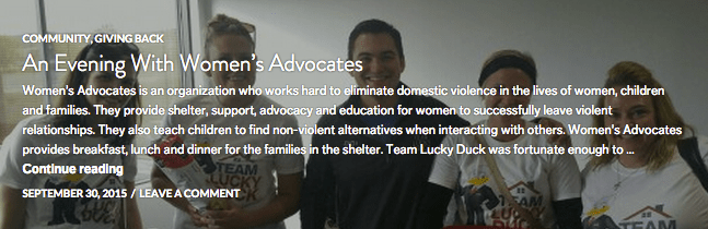 Women's Advocates Blog Post