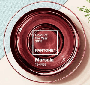 Marsala Pantone Paint