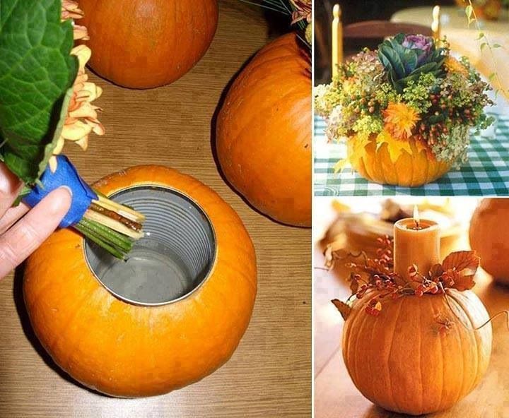 pumpkin table setting